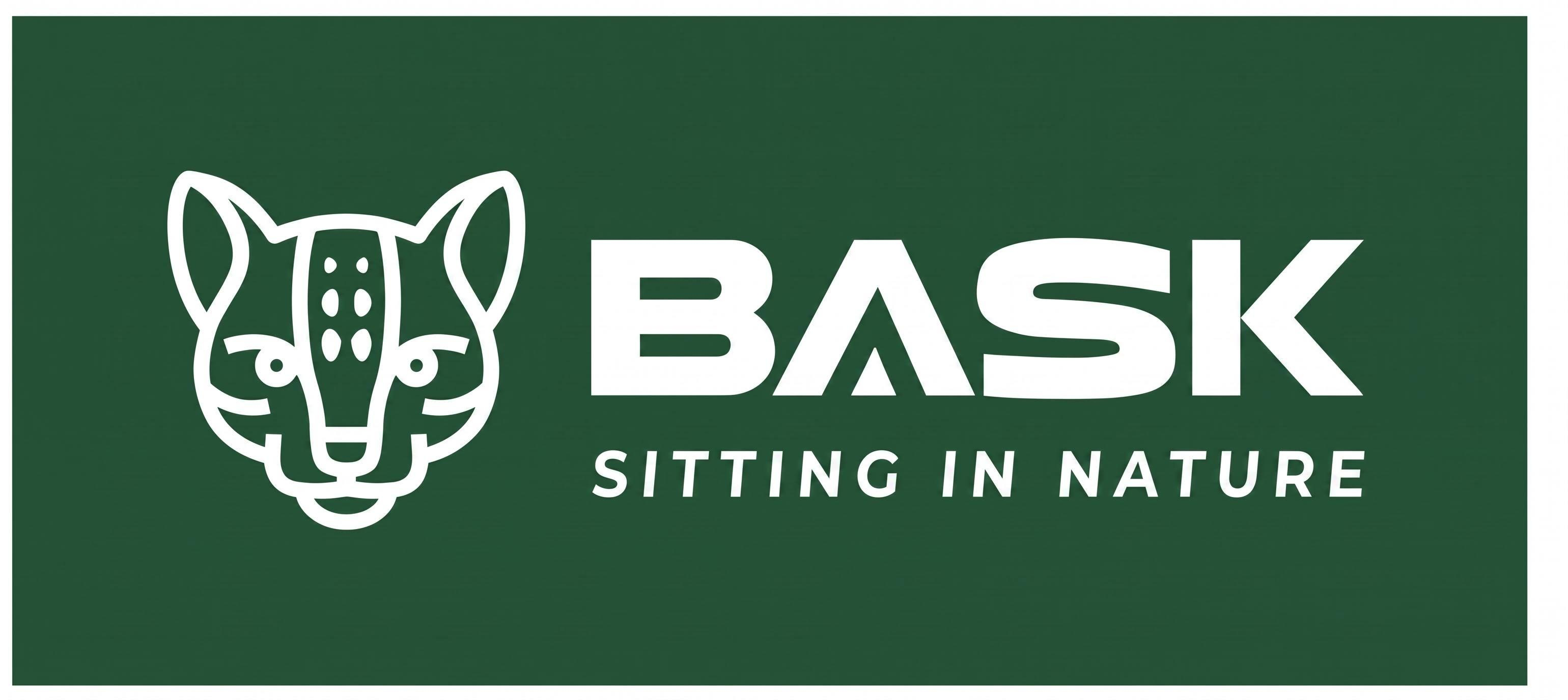 BASK SITTING IN NATURE Logo